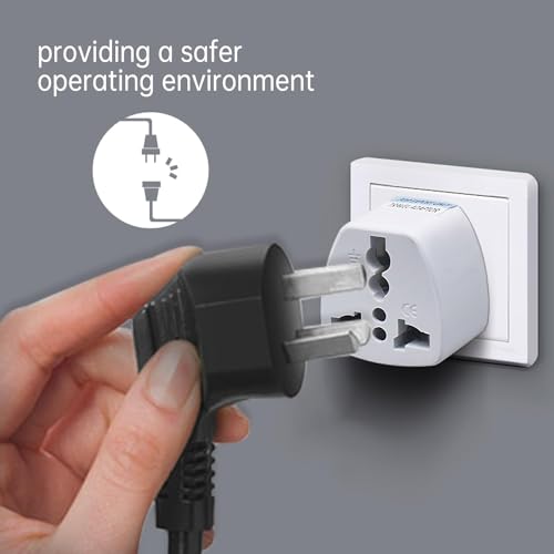 KAVANA (3 pcs) Type-A india to us converter plug - USA Adapter for indian plug // India to USA Universal Travel Adapter for USA, Canada, Mexico, Brazil, Cuba, Thailand, Taiwan, Japan, Panama, etc - Image 4