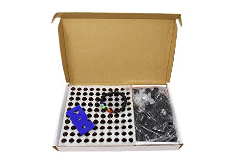 Simply Essential Solutions 100pcs 1mL (1/4 dram) Amber Mini Glass Stainless Steel Roller Bottle 1cc Amber Sample Vial Small Essential Oil Bottle Travel Must + one 7 Chakra Bracelet with Volcanic Lava for essential oil diffusing - Image 2