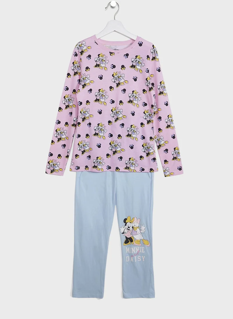 Disney Youth Minnie & Daisy Pyjama Set