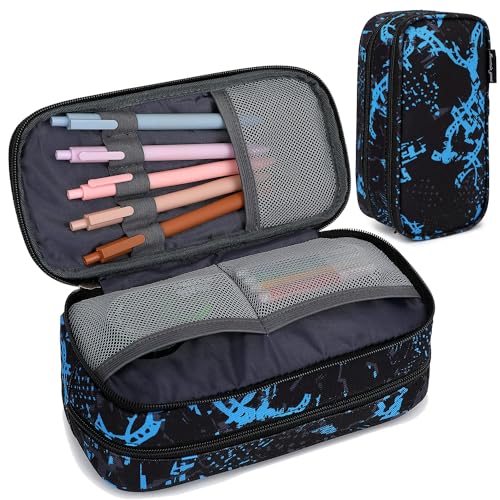 Mountain guest Pencil Cases for kids, Large Capacity Pencil Pouch, Office College School Marker Organizer Case pen for Men Women Adult Teens - Image 2