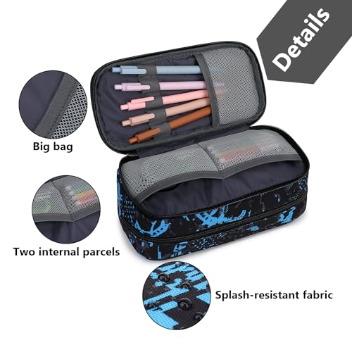 Mountain guest Pencil Cases for kids, Large Capacity Pencil Pouch, Office College School Marker Organizer Case pen for Men Women Adult Teens - Image 5