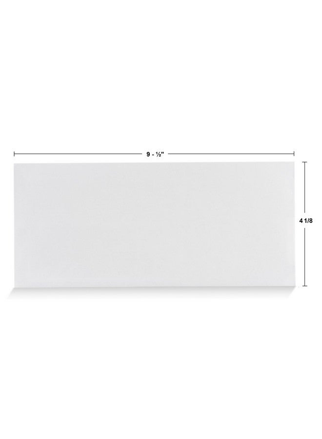 Aimoh 10 Security Tinted Selfseal Envelopes No Window Enveguard Size 41/8 X 91/2 Inches White 24 Lb 100 Count (34100) - Image 2