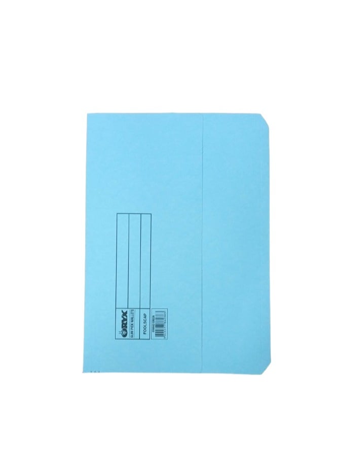 ORYX Document Wallet File Folder Blue 