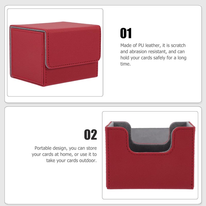 Games Cards Organizer Portable Card Box for Poker Business - -oh Travel Friendly - Image 5