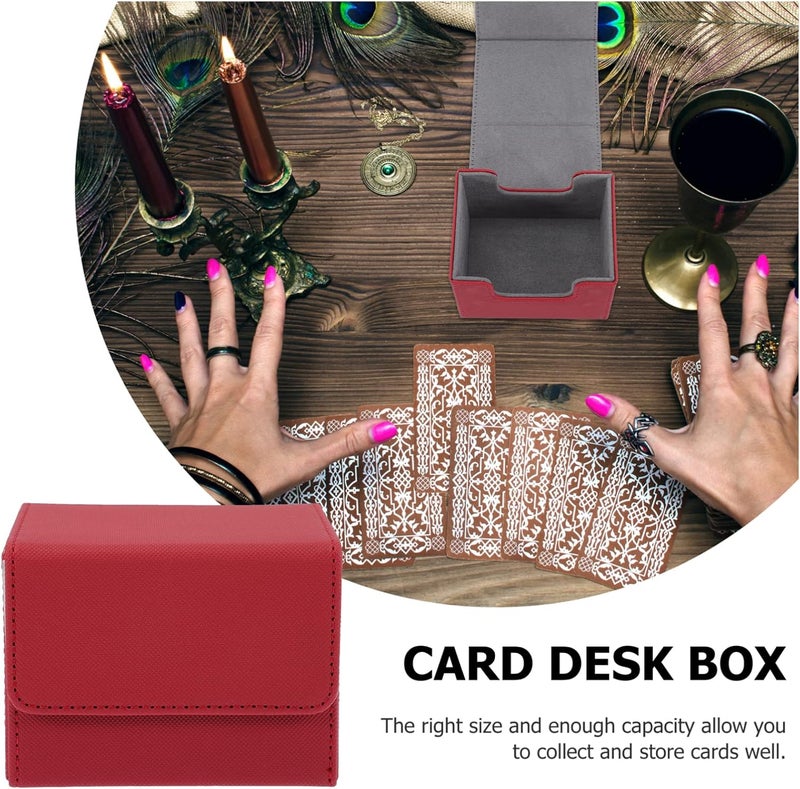 Games Cards Organizer Portable Card Box for Poker Business - -oh Travel Friendly - Image 2