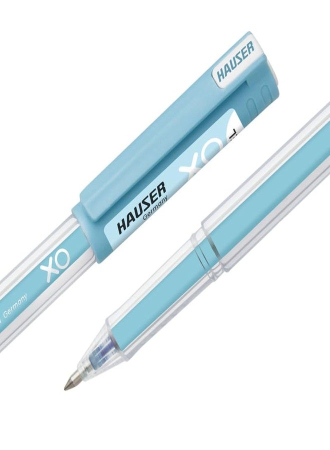 Hauser XO Jumbo Gel Pen Box Pack | Water Proof Ink For Smooth Flow System | Comfortable Grip With Smudge Free Writing | Smooth, Sturdy & Refillable Pen | Blue Ink, Pack of 20 Pens - Image 4