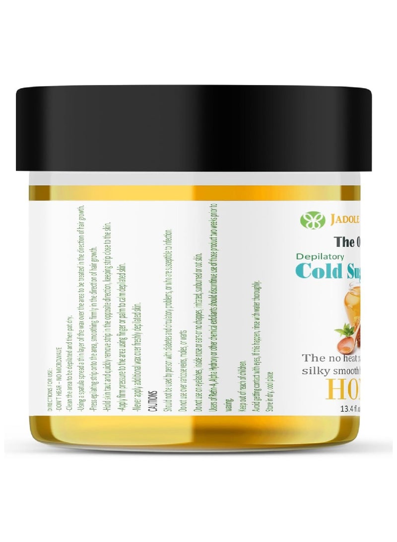 Jadole Naturals Honey Cold Sugar Wax - 250g, Removes Hair Instantly, Ideal for Legs, Underarms & Delicate Areas - Image 2
