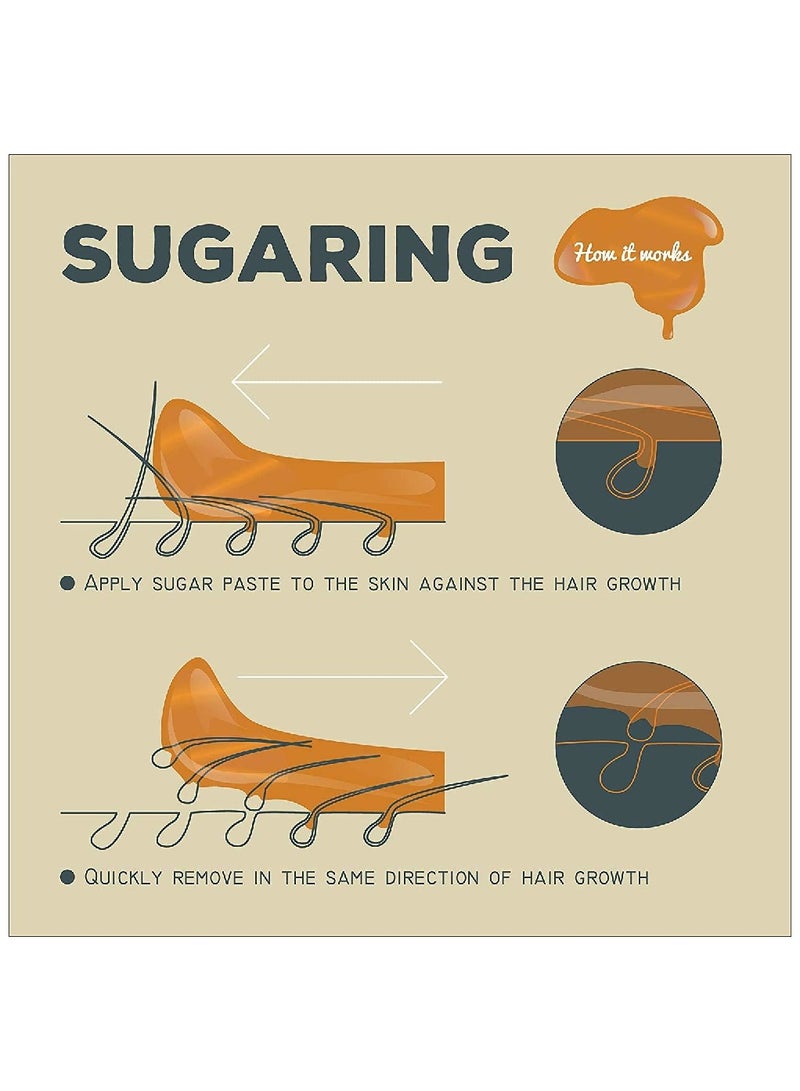 Jadole Naturals Honey Cold Sugar Wax - 250g, Removes Hair Instantly, Ideal for Legs, Underarms & Delicate Areas - Image 5