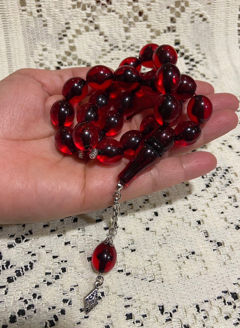 Faturan Prayer Beads For Men 33 Beads Size 13.5mm x 15.5mm - Image 5