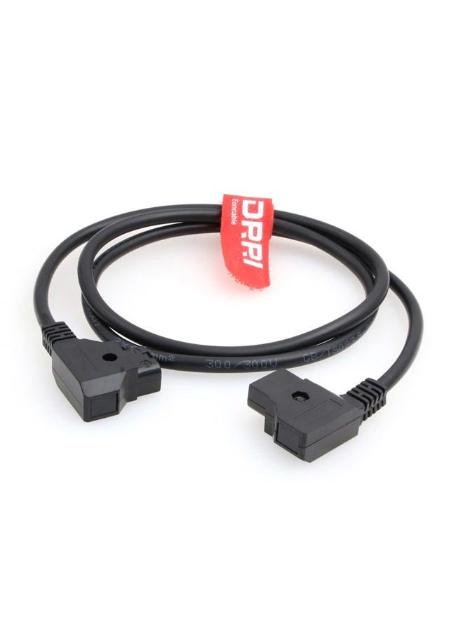 DRRI Dtap 2 Pin Male to Male Adapter Cable for DSLR Rig Anton Bauer Battery V-Mount (Dtap-Dtap) - Image 1