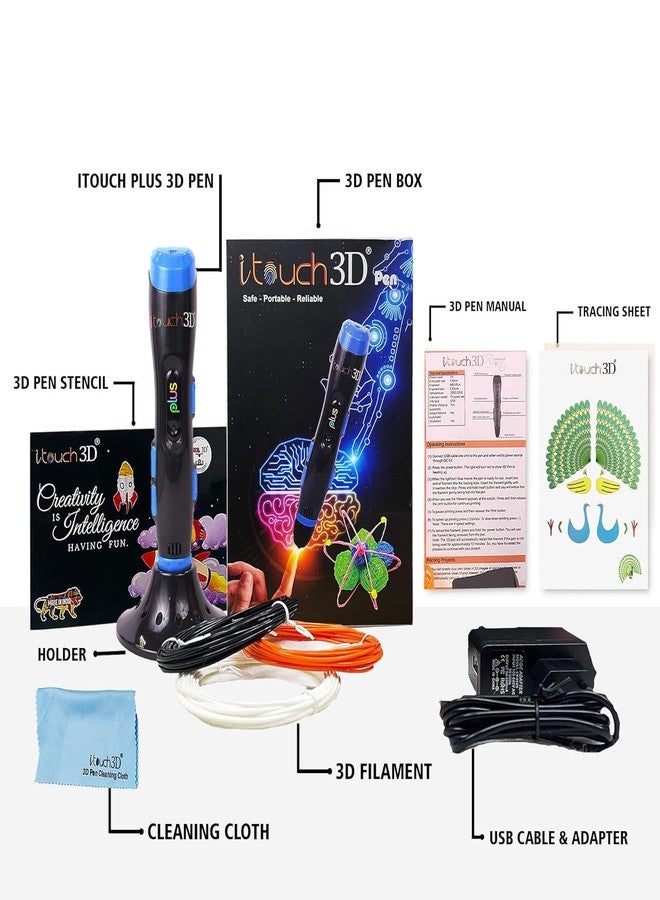 WOL 3D WOL3D ITouch 3D Pen for 3D Printing with Speed Control, Advanced Temperature Regulation, OLED Display & Ergonomic Design – Compatible with Variety of Filaments for Creative DIY, Art. - Image 2