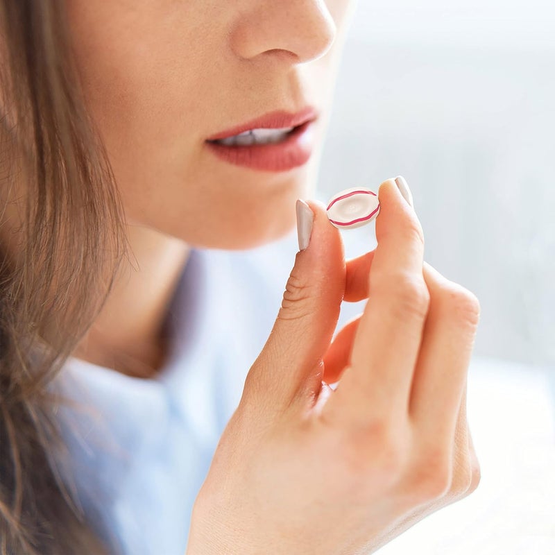 Halls هالز لوزنات تهدئة الحلق سابقًا بريزرز بنكهة الفراولة الكريمية عبوة اقتصادية 70 لوزنة عبوة من 2 - Image 4