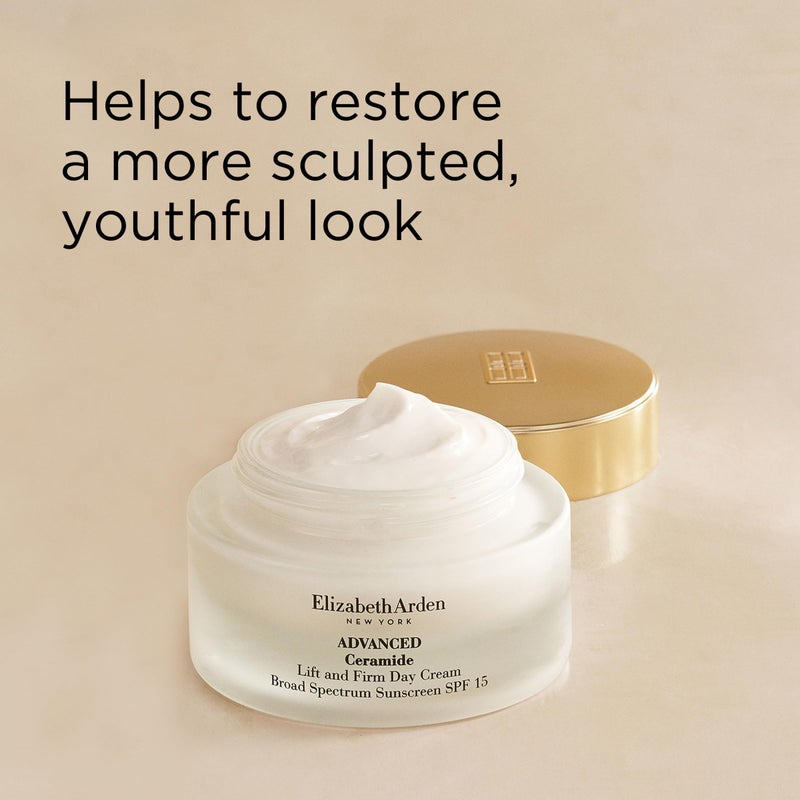 Elizabeth Arden كريم إليزابيث آردن المتقدم سيراميد لرفع وشد البشرة، خفيف الوزن، يرطب ويشد البشرة، 1.7 أونصة سائلة - Image 5