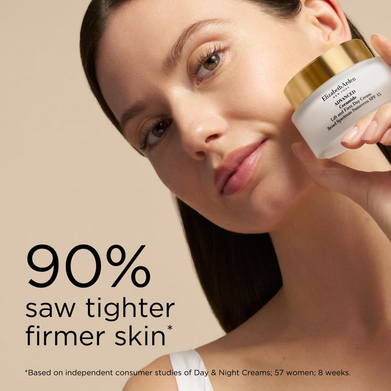 Elizabeth Arden كريم إليزابيث آردن المتقدم سيراميد لرفع وشد البشرة، خفيف الوزن، يرطب ويشد البشرة، 1.7 أونصة سائلة - Image 3