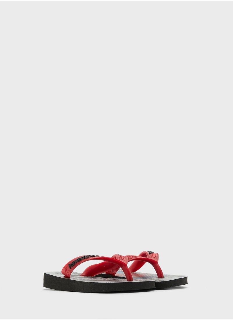 havaianas - Kids Marvel Logomania Flip Flops - Image 1