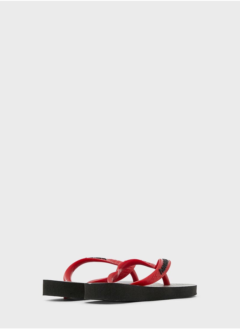 havaianas - Kids Marvel Logomania Flip Flops - Image 1