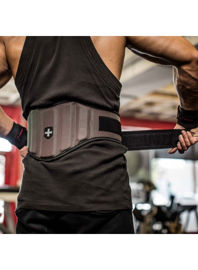 Harbinger Harbinger Men's Firm Fit 7.5-Inch Contoured Weightlifting Belt, X-Large, Black - Image 4