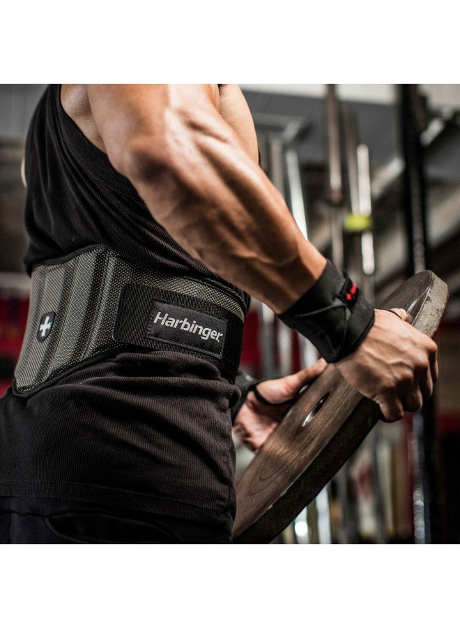 Harbinger Harbinger Men's Firm Fit 7.5-Inch Contoured Weightlifting Belt, X-Large, Black - Image 5