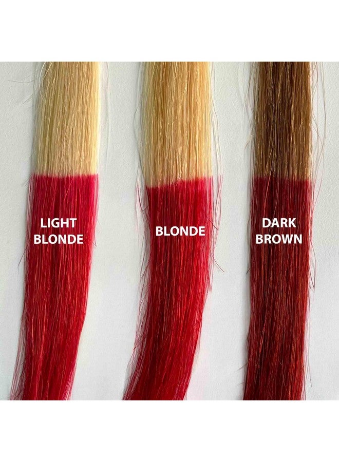 IROIRO Premium Natural Semi-Permanent Hair Color 100 Dark Red (4oz) - Image 4