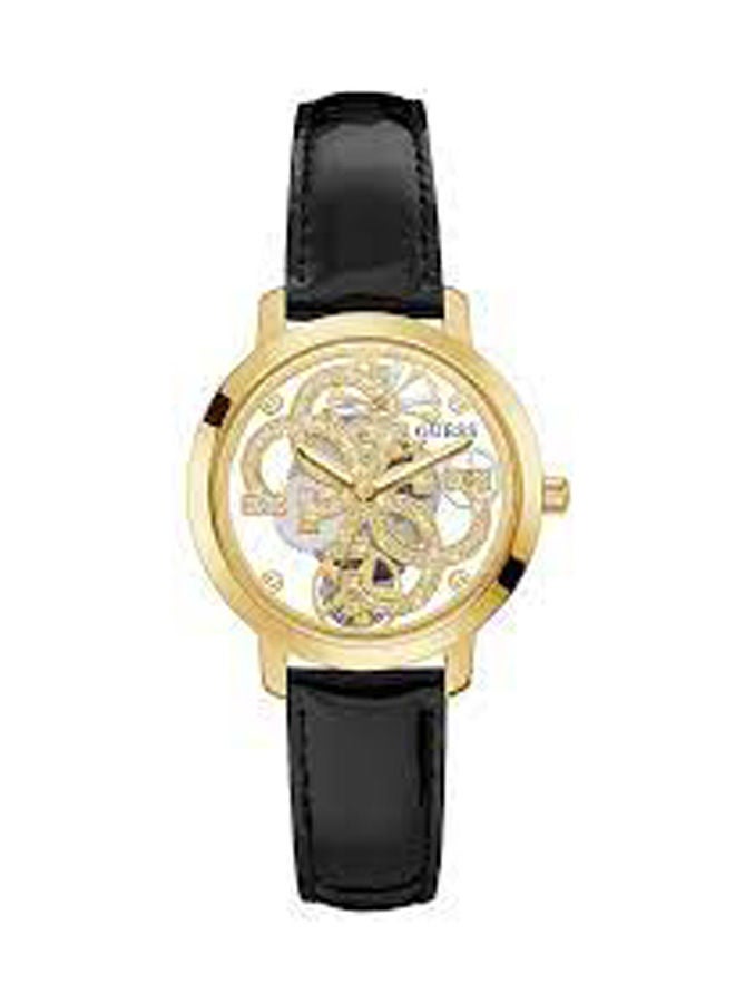 جس ساعة يد من جلد عقارب و مقابض GW0383L1 - Image 1