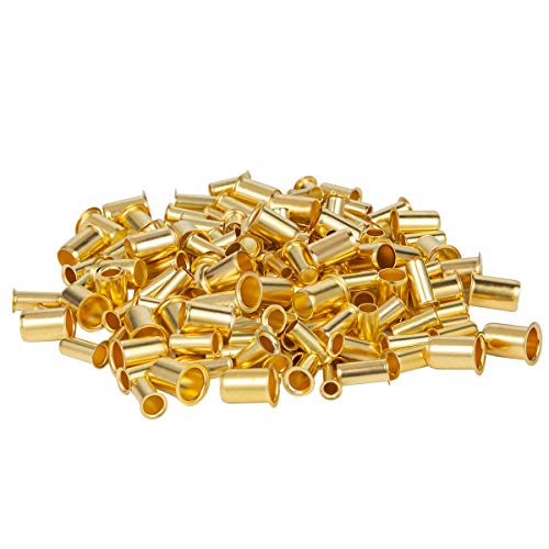 Breezliy 120pcs Tube OD(1/8"3/16" 1/4" 5/16'' 3/8" 1/2") Brass Compression Insert,Insert Tube Support Compression Sleeve Fitting - Image 5