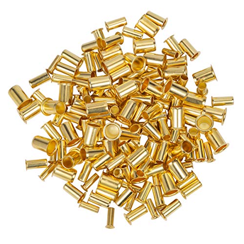 Breezliy 120pcs Tube OD(1/8"3/16" 1/4" 5/16'' 3/8" 1/2") Brass Compression Insert,Insert Tube Support Compression Sleeve Fitting - Image 4