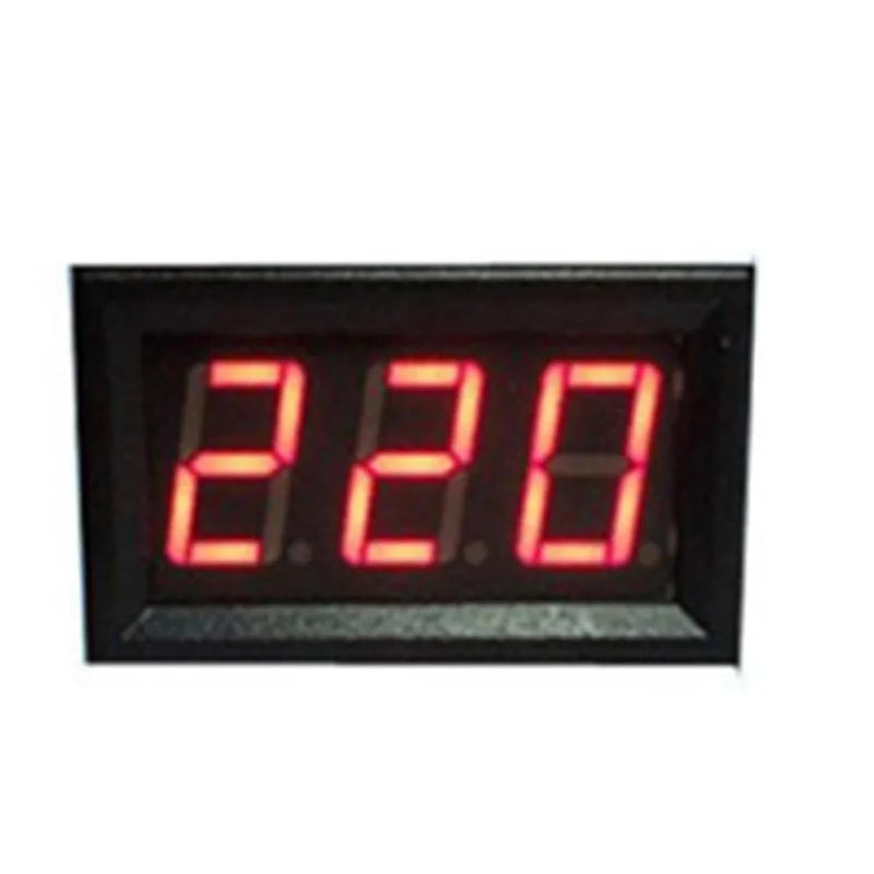 AC 30-500V 0.56" LED Digital Voltmeter Voltage Meter Volt Instrument Tool 2 Wires Red Green Blue Display 110V 220V DIY 0.56 Inch 1Pcs(8) - Image 1