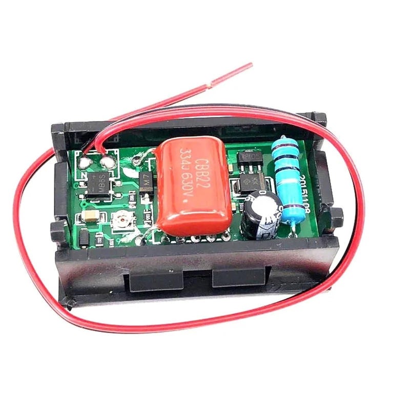 AC 30-500V 0.56" LED Digital Voltmeter Voltage Meter Volt Instrument Tool 2 Wires Red Green Blue Display 110V 220V DIY 0.56 Inch 1Pcs(8) - Image 4
