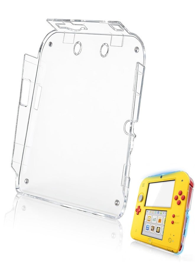 KEUYE Shell Compatible with 2DS, Clear Plastic Screen Hard Protector Case Comaptible with 2DS Accessories - Image 1