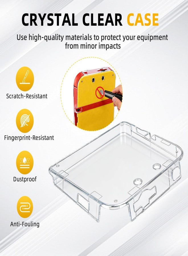 KEUYE Shell Compatible with 2DS, Clear Plastic Screen Hard Protector Case Comaptible with 2DS Accessories - Image 2