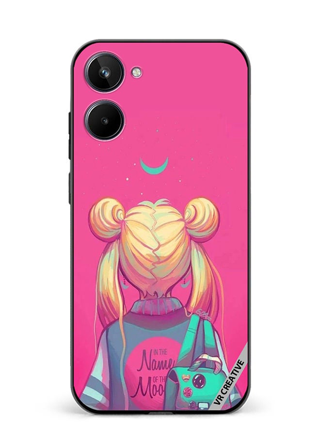 VR CREATIVE Protective Case Cover For Realme 10 In The Name Of The Moon Design Multicolour - Image 1
