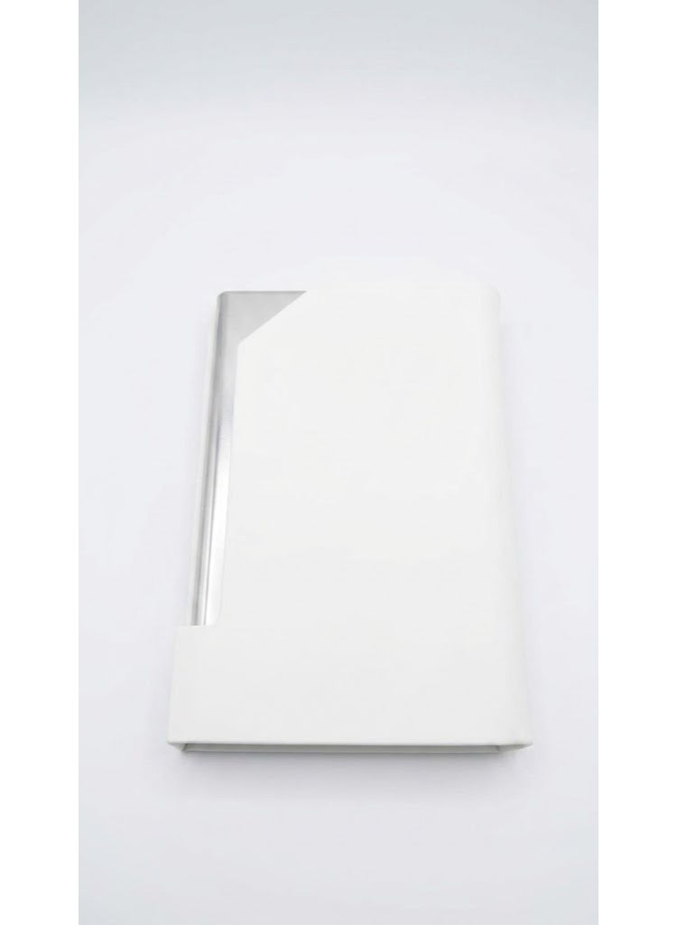 Long Card Holder for Cards and Personal IDs – White - Image 1
