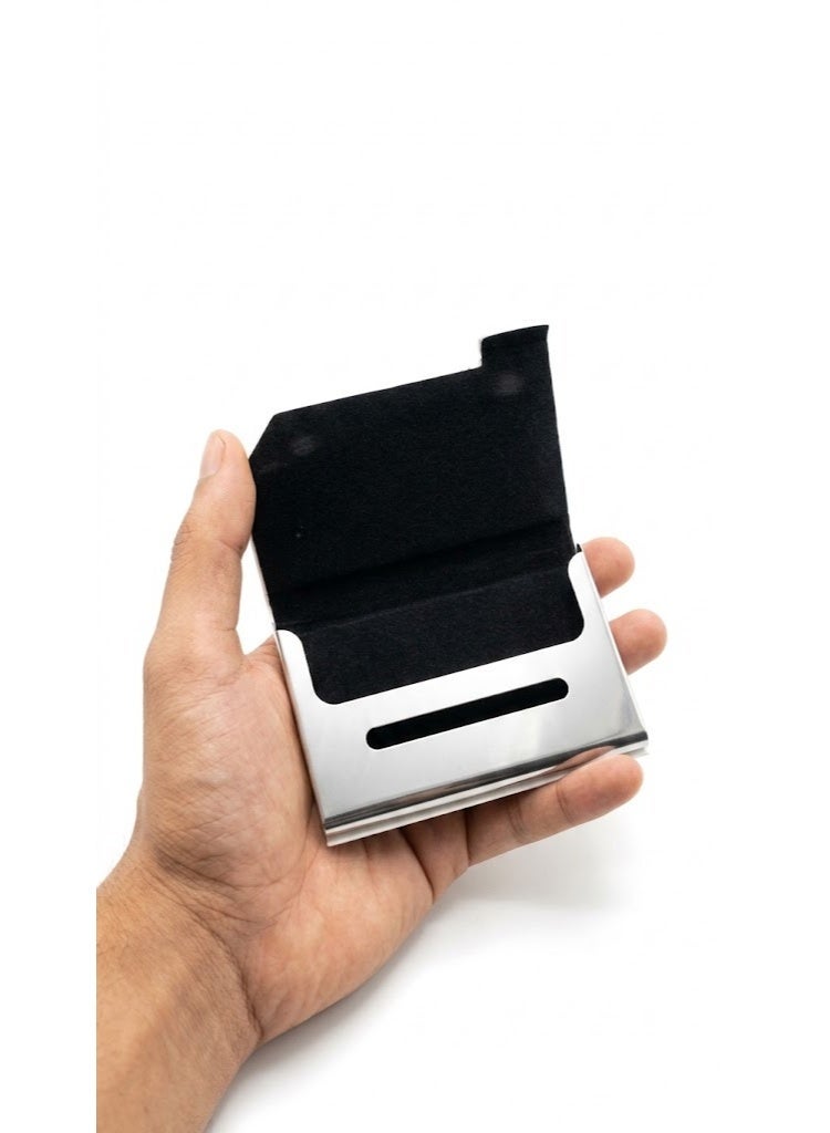 Long Card Holder for Cards and Personal IDs – White - Image 2