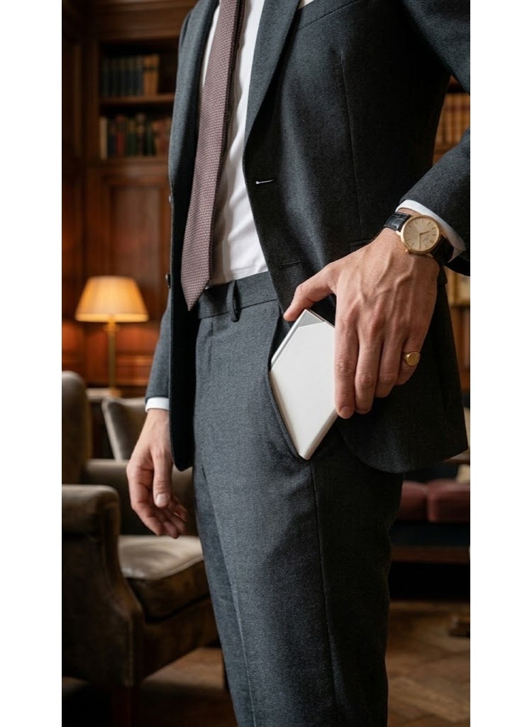 Long Card Holder for Cards and Personal IDs – White - Image 3