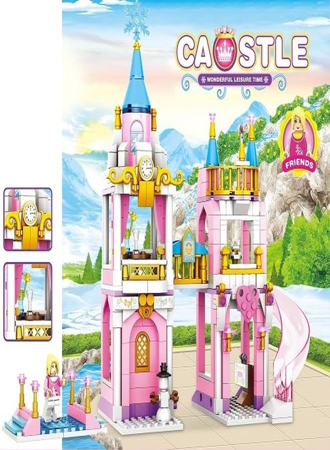 KERBRO Girl Dream Villa House Magical Castle Building Blocks Building Blocks Bricks DIY Assemble Educational Toys (445 pc) - Image 2