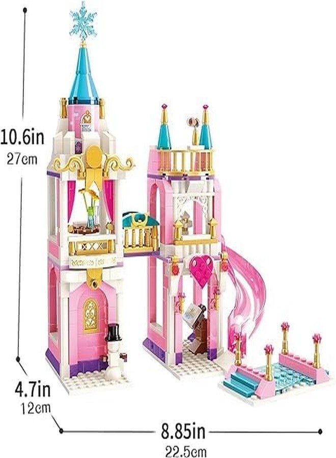 KERBRO Girl Dream Villa House Magical Castle Building Blocks Building Blocks Bricks DIY Assemble Educational Toys (445 pc) - Image 4