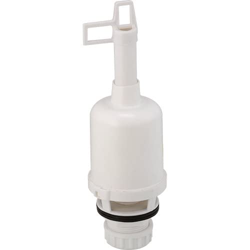 Insurance by AMS Flush Tank Cistern Fittings Complete Set Syphon Ball Cock Handle Washer Clamp Virgin PVC White Orange Black Compatible for Major Side Lever Tanks - Image 2