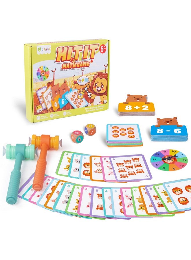 D-FantiX Addition and Subtraction Games, Math Games for Kids, Math Manipulatives Games for Kindergarten Elementary 1st 2nd 3rd Grade, Montessori Educational Math Learning Toy for Classroom Homeschool - Image 1