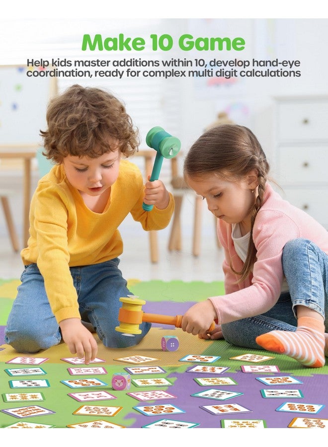 D-FantiX Addition and Subtraction Games, Math Games for Kids, Math Manipulatives Games for Kindergarten Elementary 1st 2nd 3rd Grade, Montessori Educational Math Learning Toy for Classroom Homeschool - Image 4