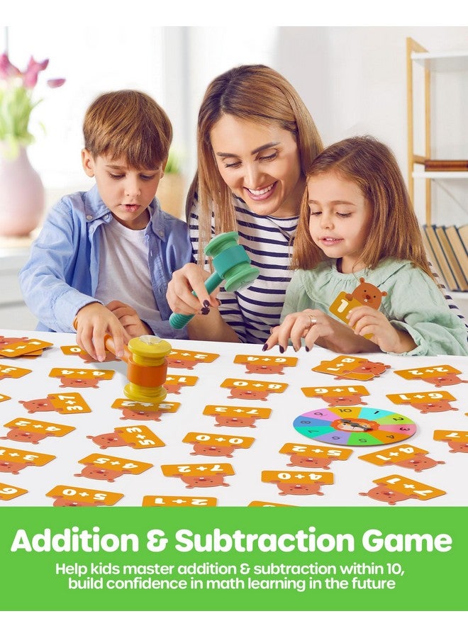 D-FantiX Addition and Subtraction Games, Math Games for Kids, Math Manipulatives Games for Kindergarten Elementary 1st 2nd 3rd Grade, Montessori Educational Math Learning Toy for Classroom Homeschool - Image 5
