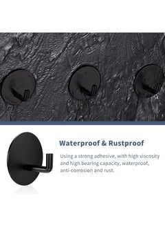 Generic 5 PCS Heavy duty wall hook adhesive hook, waterproof and rust resistant, suitable for home, office, bathroom, shower, kitchen door, nail free adhesive hanger, robe, towel hook  - Image 2