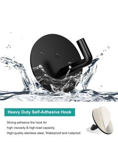 Generic 5 PCS Heavy duty wall hook adhesive hook, waterproof and rust resistant, suitable for home, office, bathroom, shower, kitchen door, nail free adhesive hanger, robe, towel hook  - Image 3