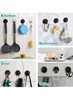 Generic 5 PCS Heavy duty wall hook adhesive hook, waterproof and rust resistant, suitable for home, office, bathroom, shower, kitchen door, nail free adhesive hanger, robe, towel hook  - Image 5