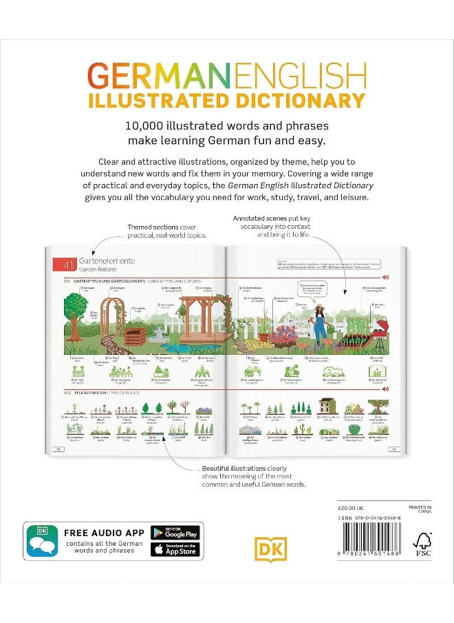 null - German English Illustrated Dictionary: A Bilingual Visual Guide to Over 10,000 German Wor - Image 1