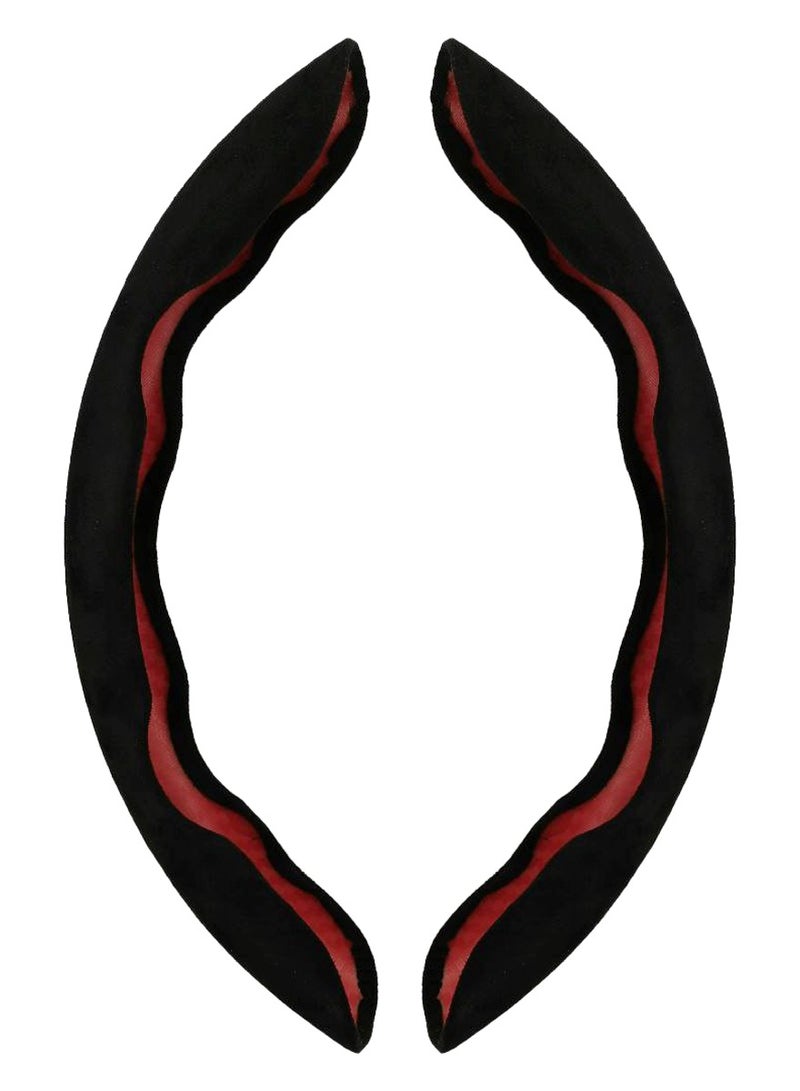 Roca Roca Elegant Non Slip Steering Wheel  Cover Anti Skid Grip Car Steering Cover Black ROC 201 - Image 2