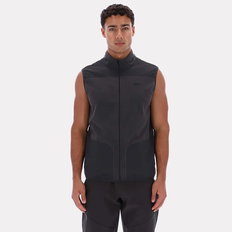 Reebok Reebok All Trail Body Warmer Gillet Track Men's Jacket - Washed Black