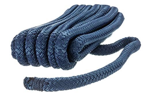 Seachoice Double-Braid Bumper Fender Line, 3/8 in. X 6 Ft., Navy Blue - Image 2