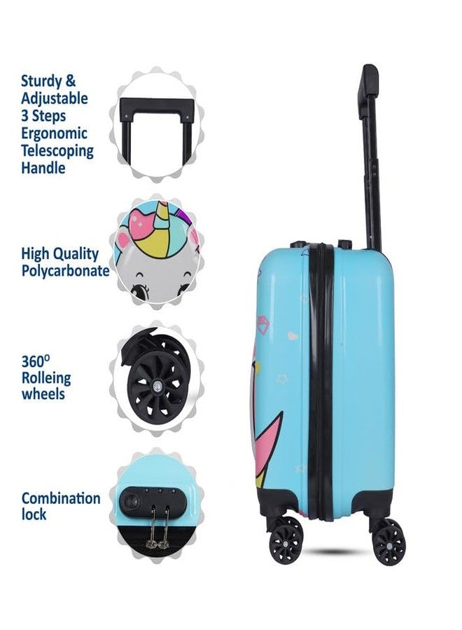 Polo Class Kids Trolley Bag-Blue - Image 3