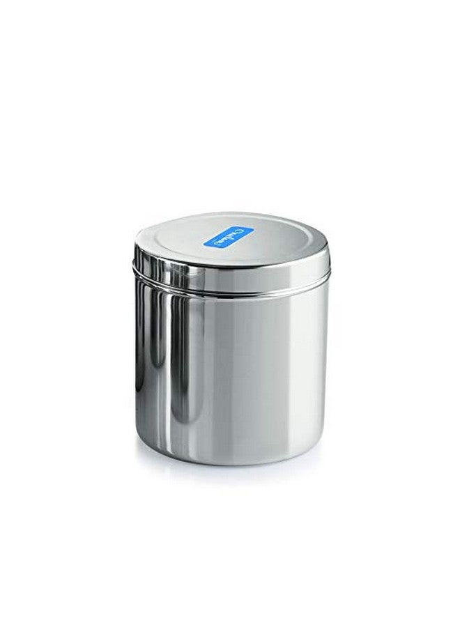 neelam Stainless Steel 22 Gauge Dabba - 3100 ml, 1 Piece, Silver, Manual-Lift - Durable and Elegant Food Storage Container, Ideal for Storing Grains, Snacks, Perfect for Daily Use, Easy to Clean. - Image 1