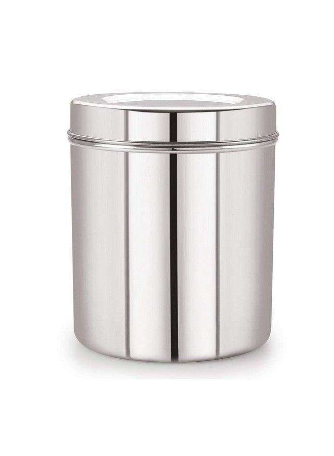 neelam Stainless Steel 22 Gauge Dabba - 3100 ml, 1 Piece, Silver, Manual-Lift - Durable and Elegant Food Storage Container, Ideal for Storing Grains, Snacks, Perfect for Daily Use, Easy to Clean. - Image 3